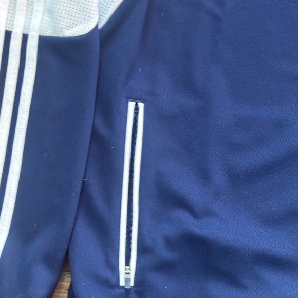 Adidas ClimaCool Blue Full Zip Track Jacket Men’s Large - Picture 3 of 5
